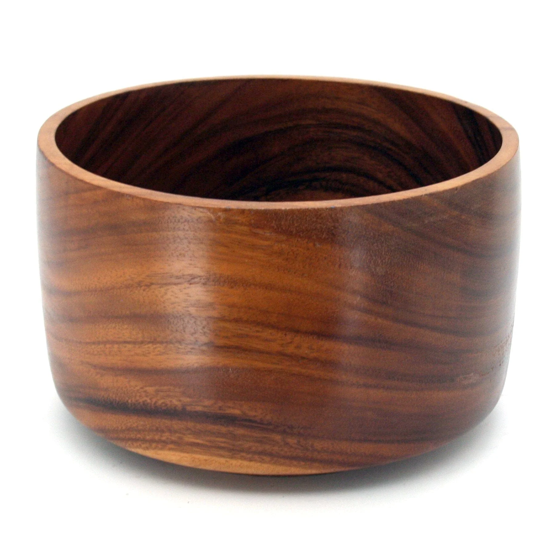 Acacia Wood Salad and Bread Serving Bowl - Image 3