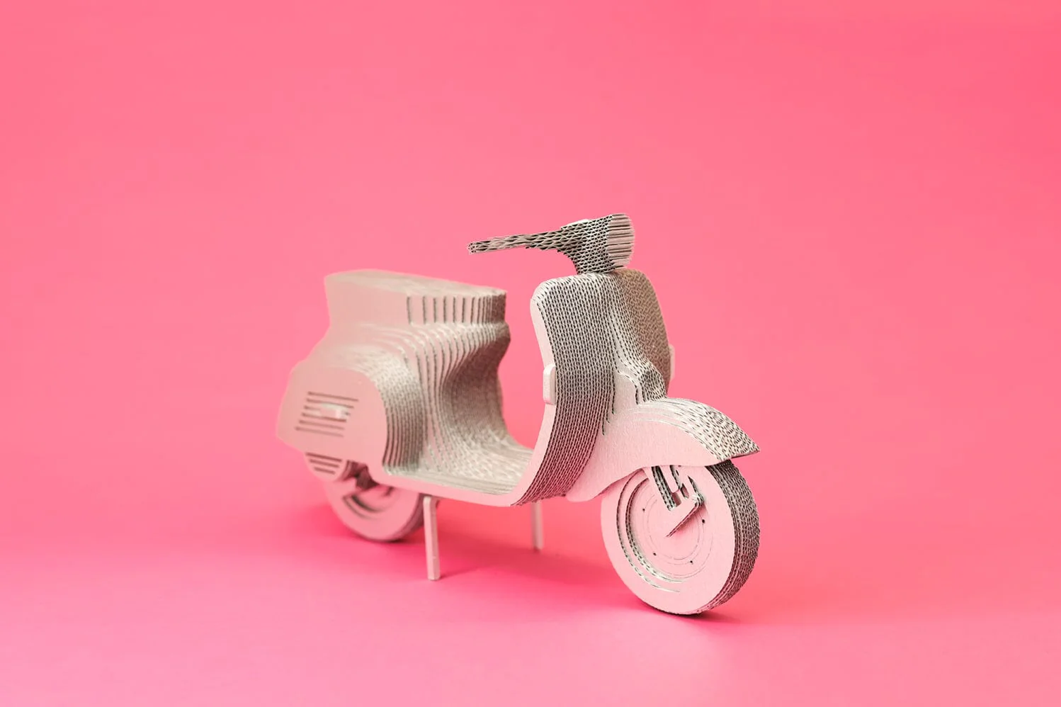 Scooter 3D Puzzle Cardboard Sculpture by Cartonic - Image 6