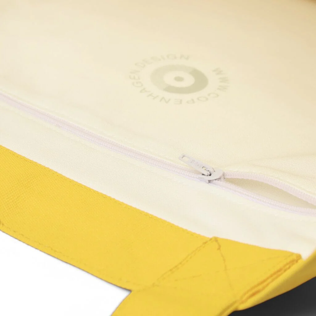 Pantone Beach Bag in Yellow 012 - Image 4