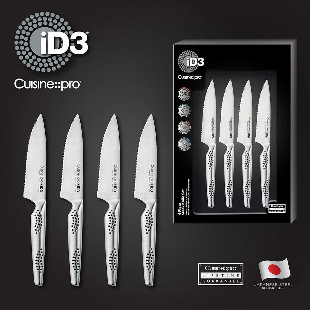 Cuisine::pro® ID3 Steak Knives Set of 4 - Image 7