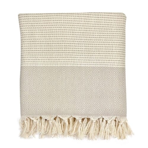 Handmade Artisanal Turkish Throw in a Diamond Pattern - Image 5
