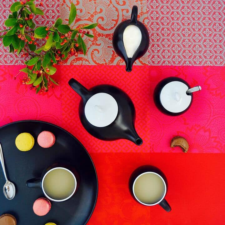 EVA 6-piece tea set - Black matte - Image 7