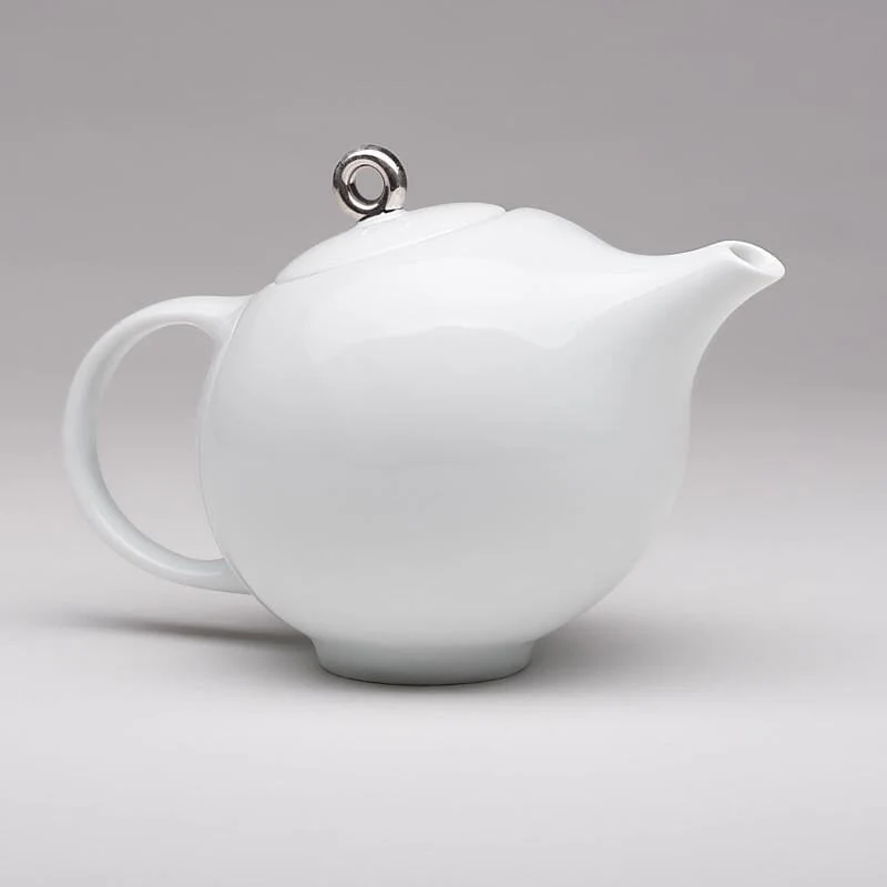 EVA 6-piece tea set - White porcelain - Image 3