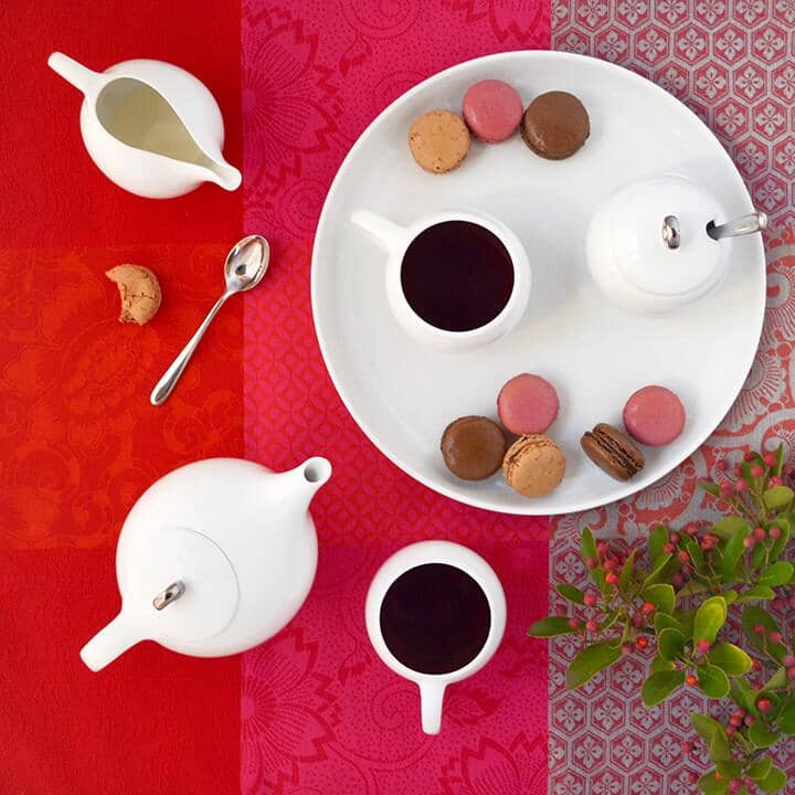 EVA 6-piece tea set - White porcelain - Image 7