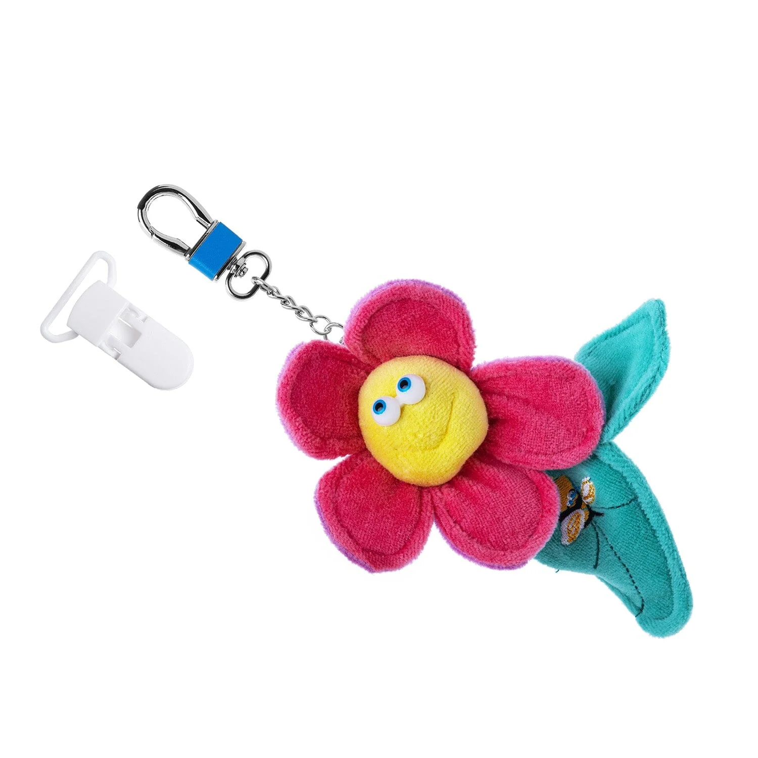 Funny Friends Flower | Artist-Designed Plush AirTag Holder Soft Sculpture - Image 9