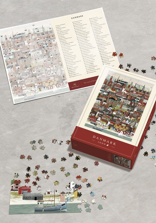 Martin Schwartz Denmark Jigsaw 1000 Pieces - Image 3