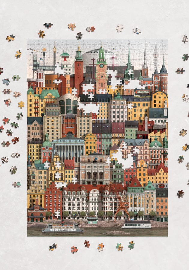 Martin Schwartz Stockholm Jigsaw 1000 Pieces - Image 6