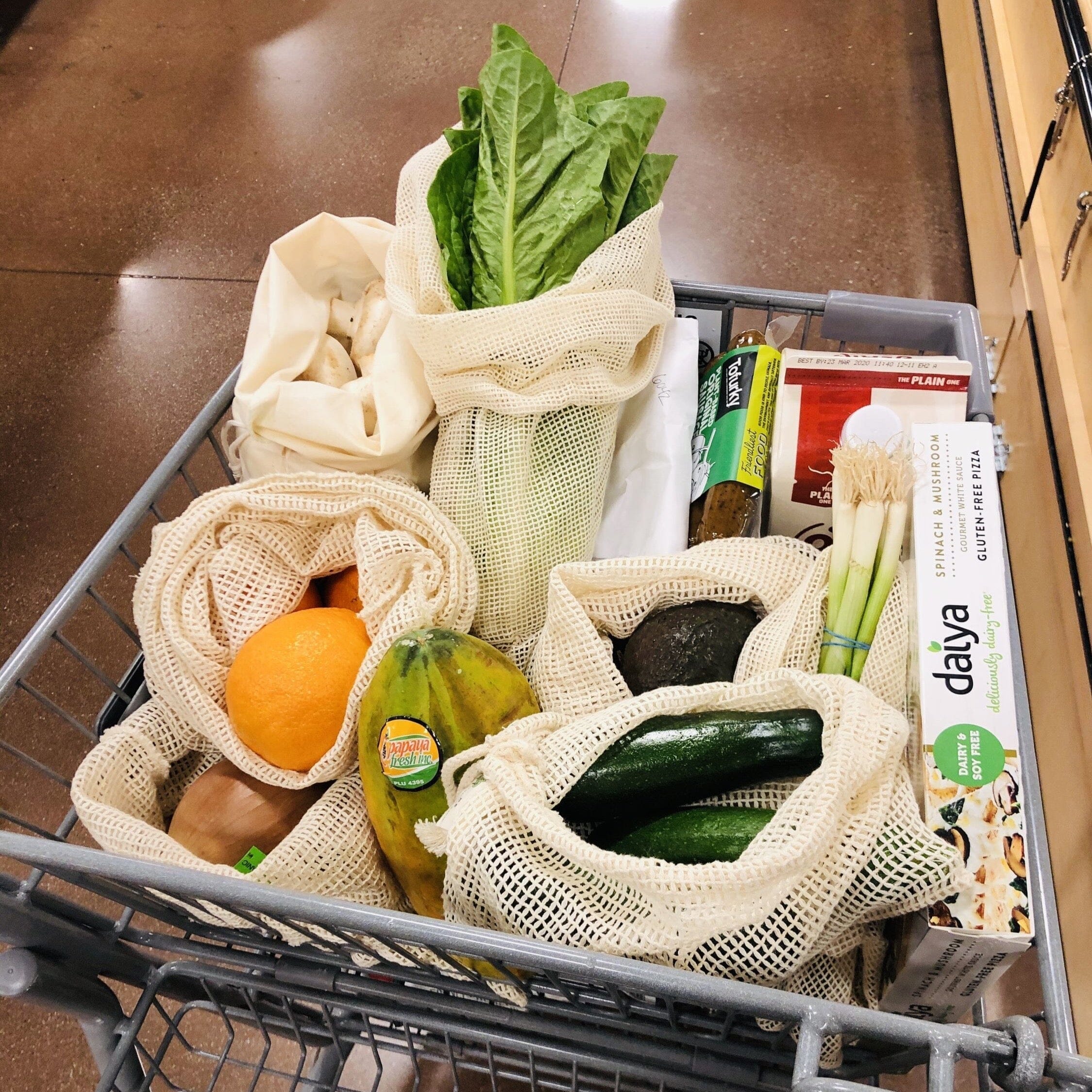 Mother Earth Reusable Produce Bags Set of 3 - Image 6