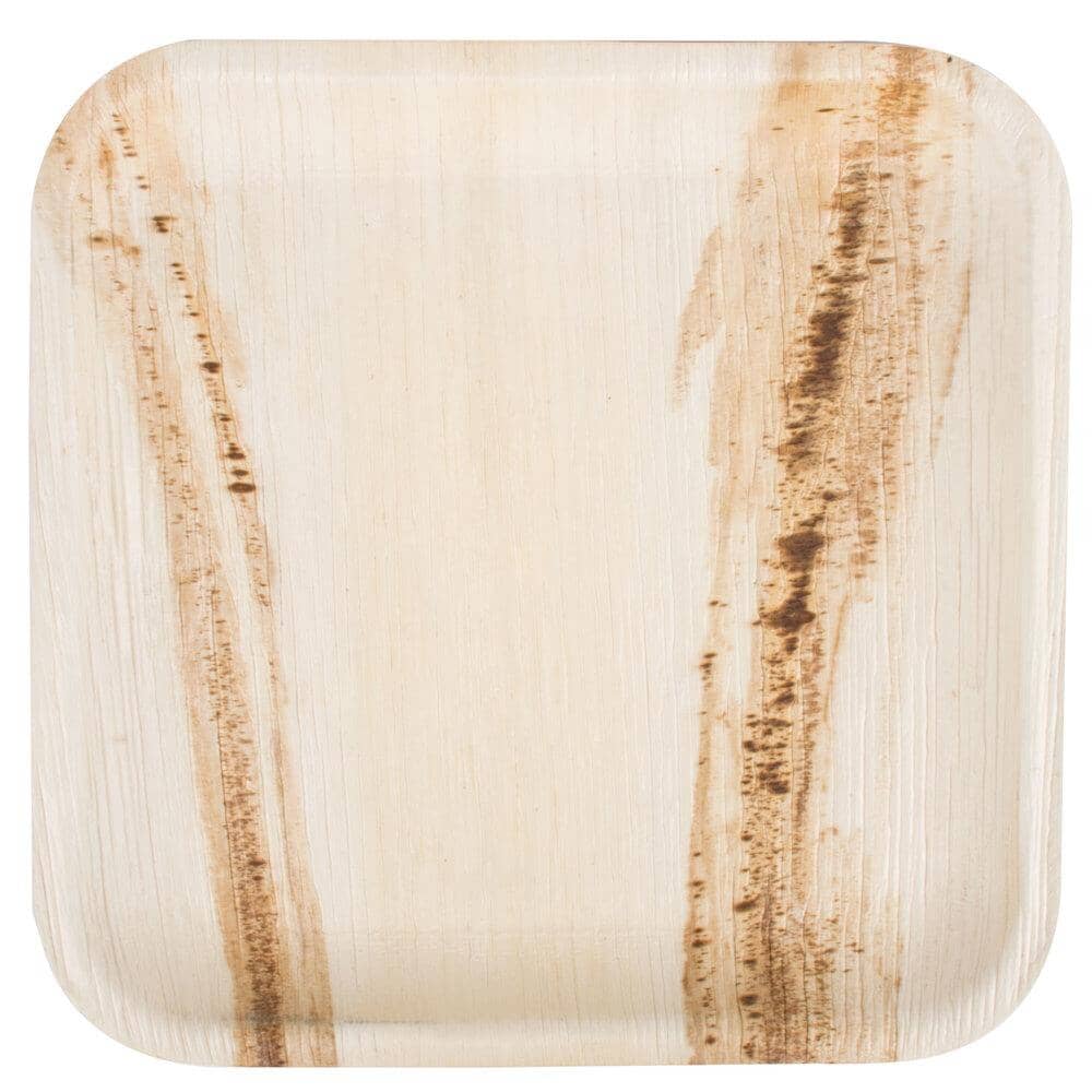 Palm Leaf Square Plates 9 Inch (Set of 25/50/100) - Image 4