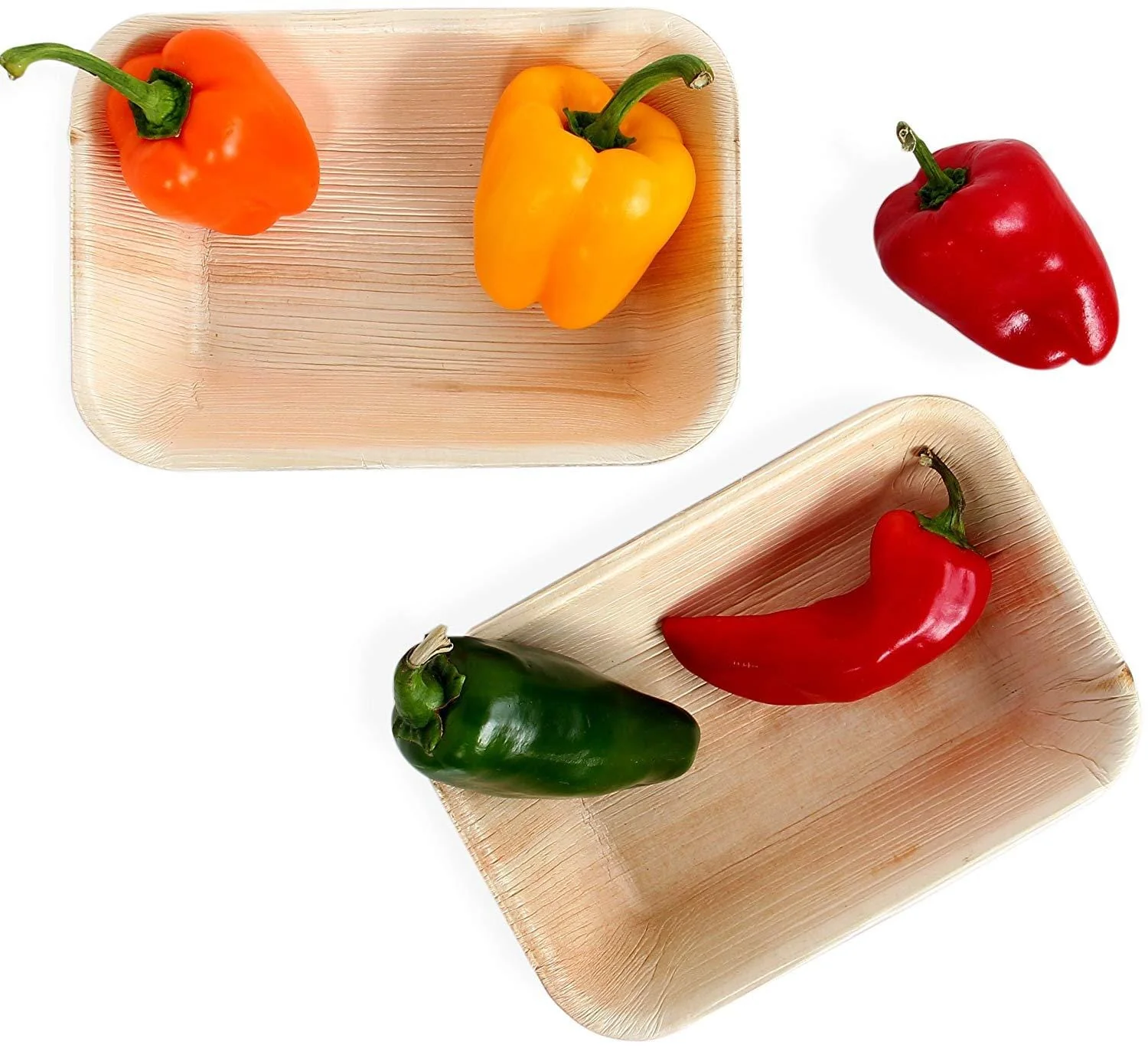 Palm Leaf Trays 11x7 Inch  (Set of 25/50/100) - Image 4
