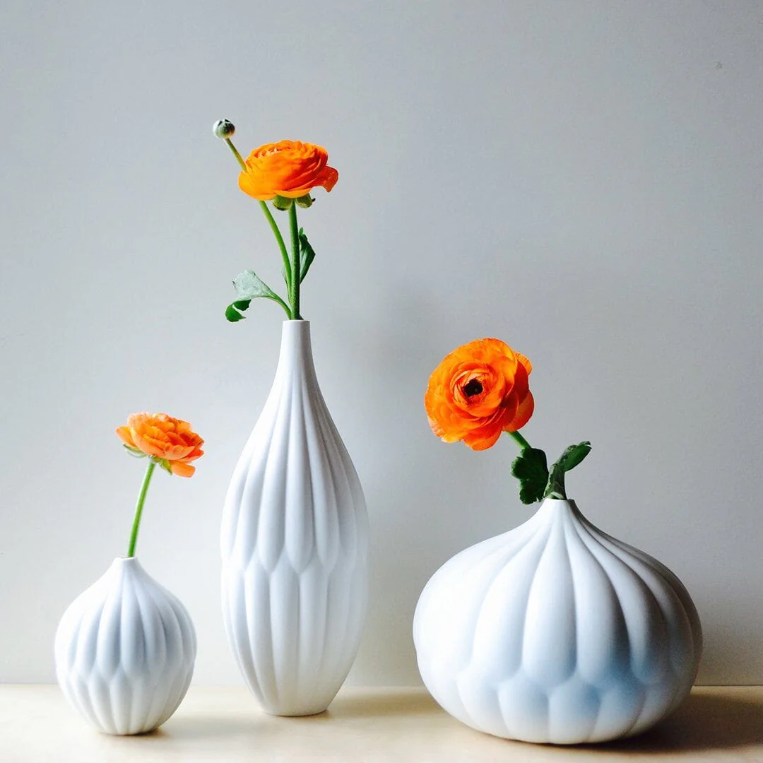 Maia Ming Petite Textured Porcelain Vase - Image 3