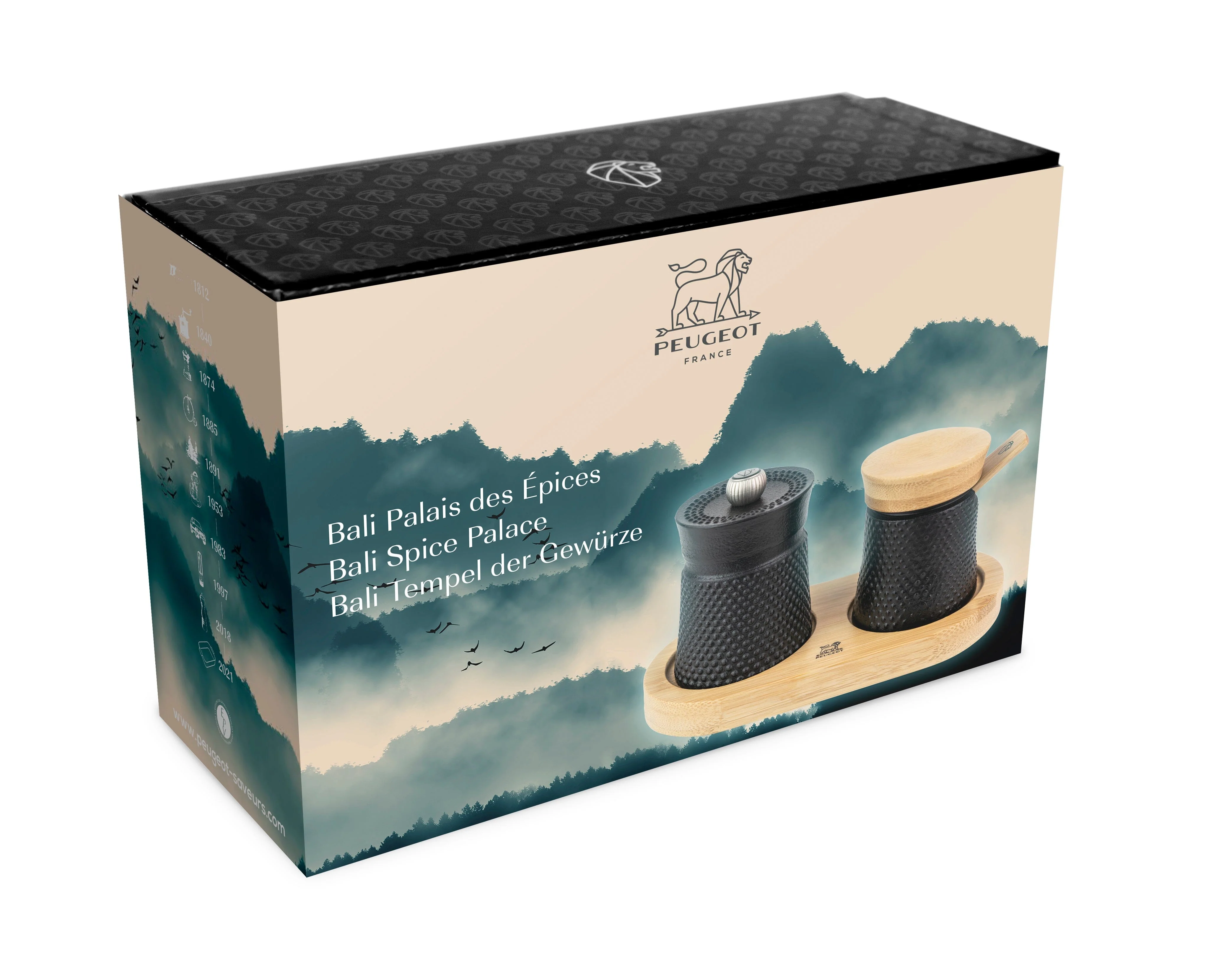 Peugeot Saveurs Bali Cast Iron Pepper Mill & Salt Cellar - Image 6