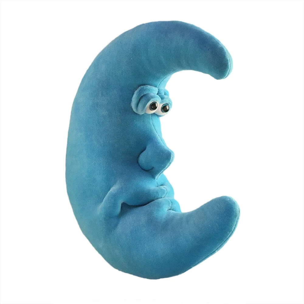 Plush Moon Soft Sculpture For Mobiles & Decoration - Image 5