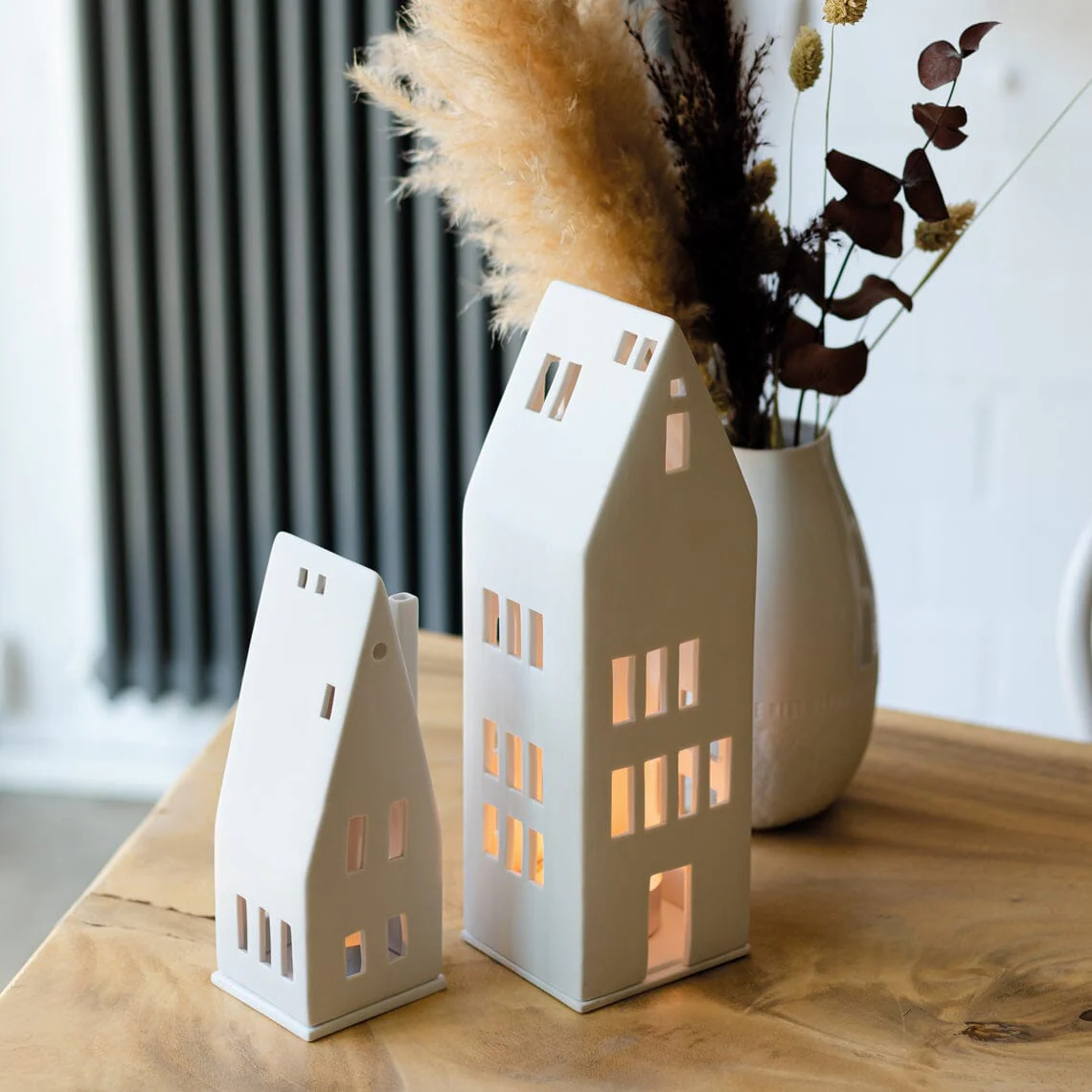 Rader Porcelain Village House Set of 2 - Image 2