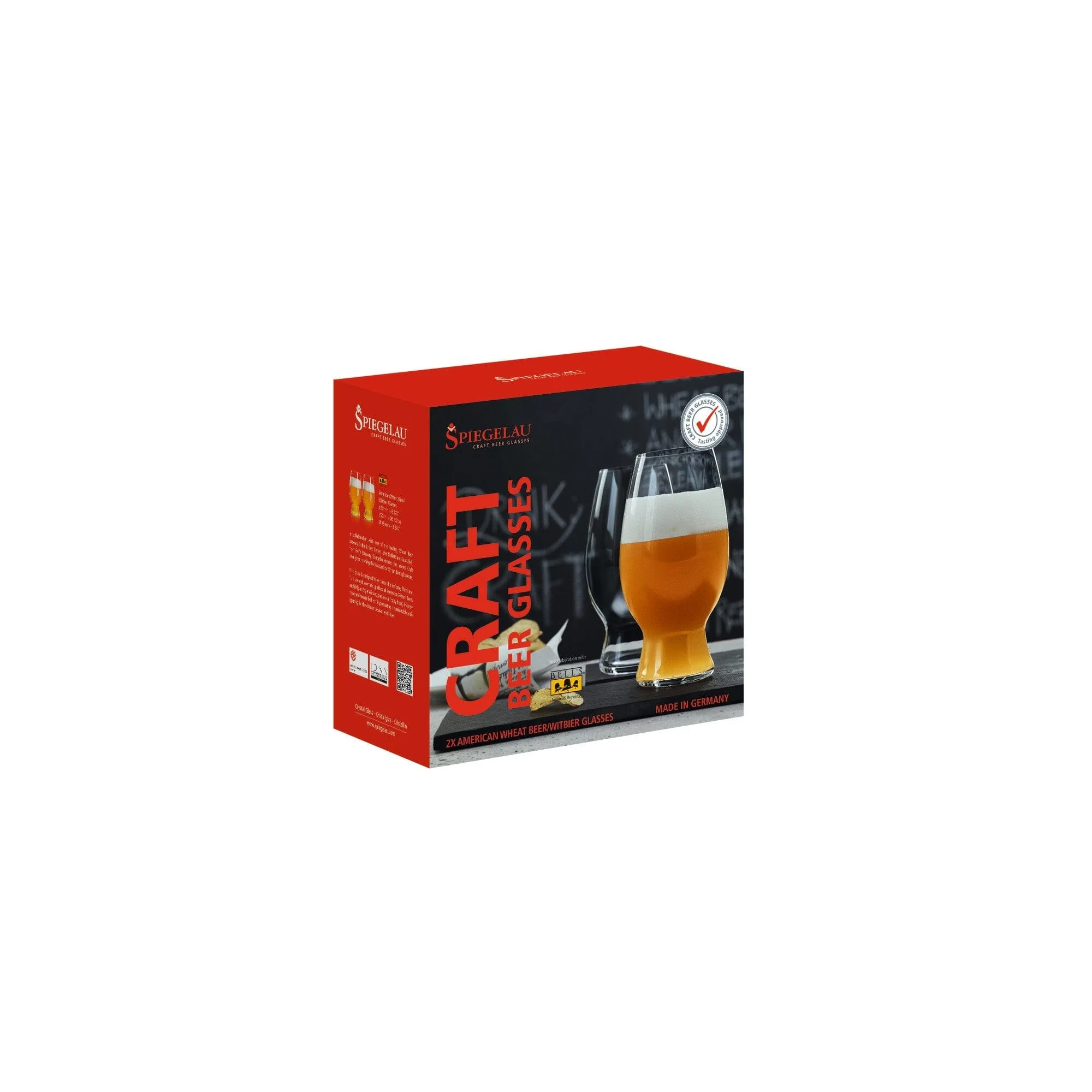 Spiegelau 26.5 oz American Wheat Glasses Set of 2 or 4 - Image 5
