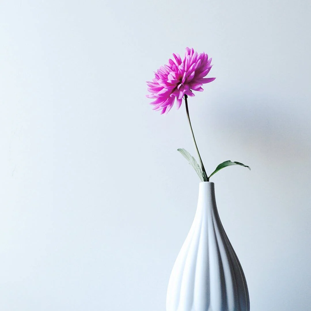 Tall Textured Porcelain Vase - Image 4