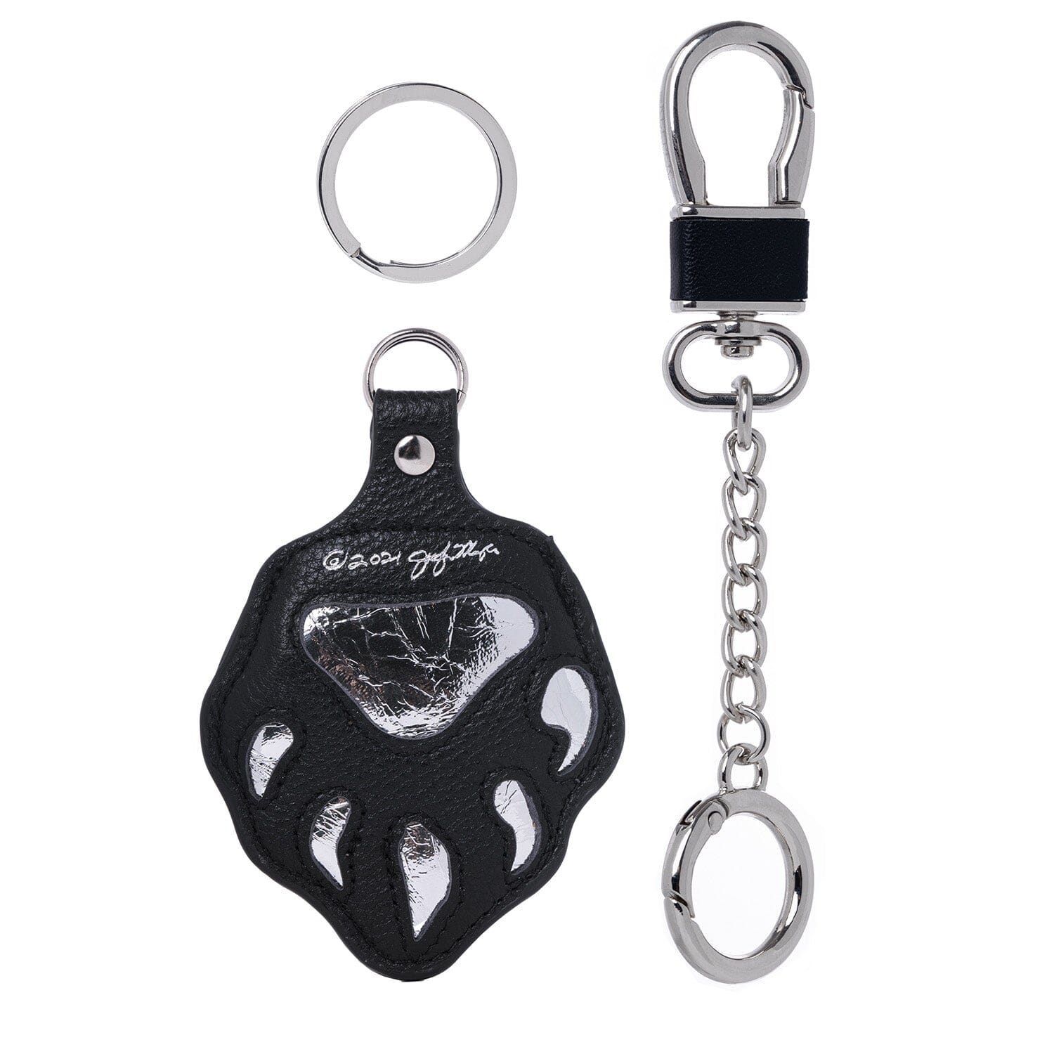 The Keeper Bear Paw | Artist-Designed Custom Leather AirTag Holder - Image 9