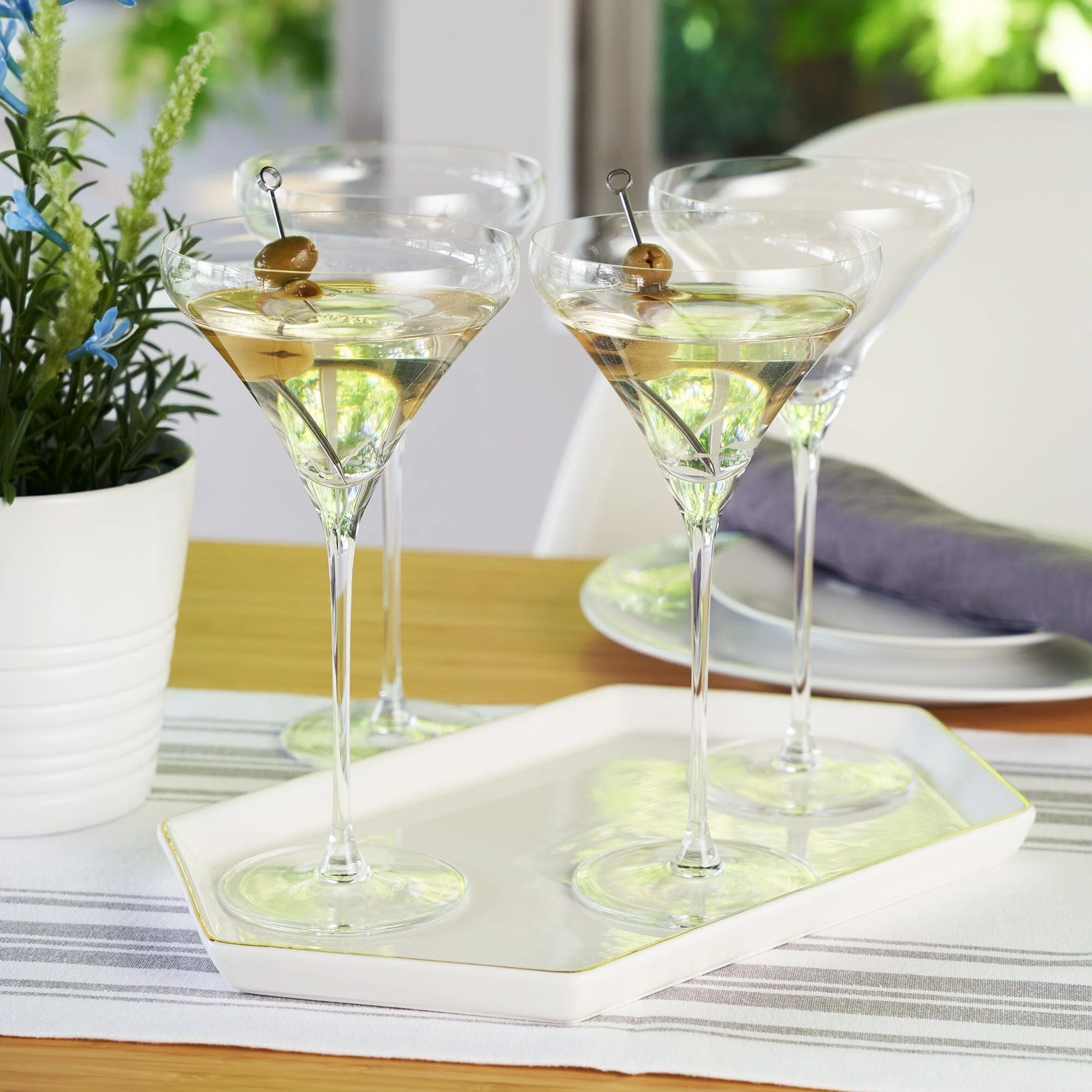 Spiegelau Willsberger 9.2 oz Martini Glass Set of 4 - Image 2