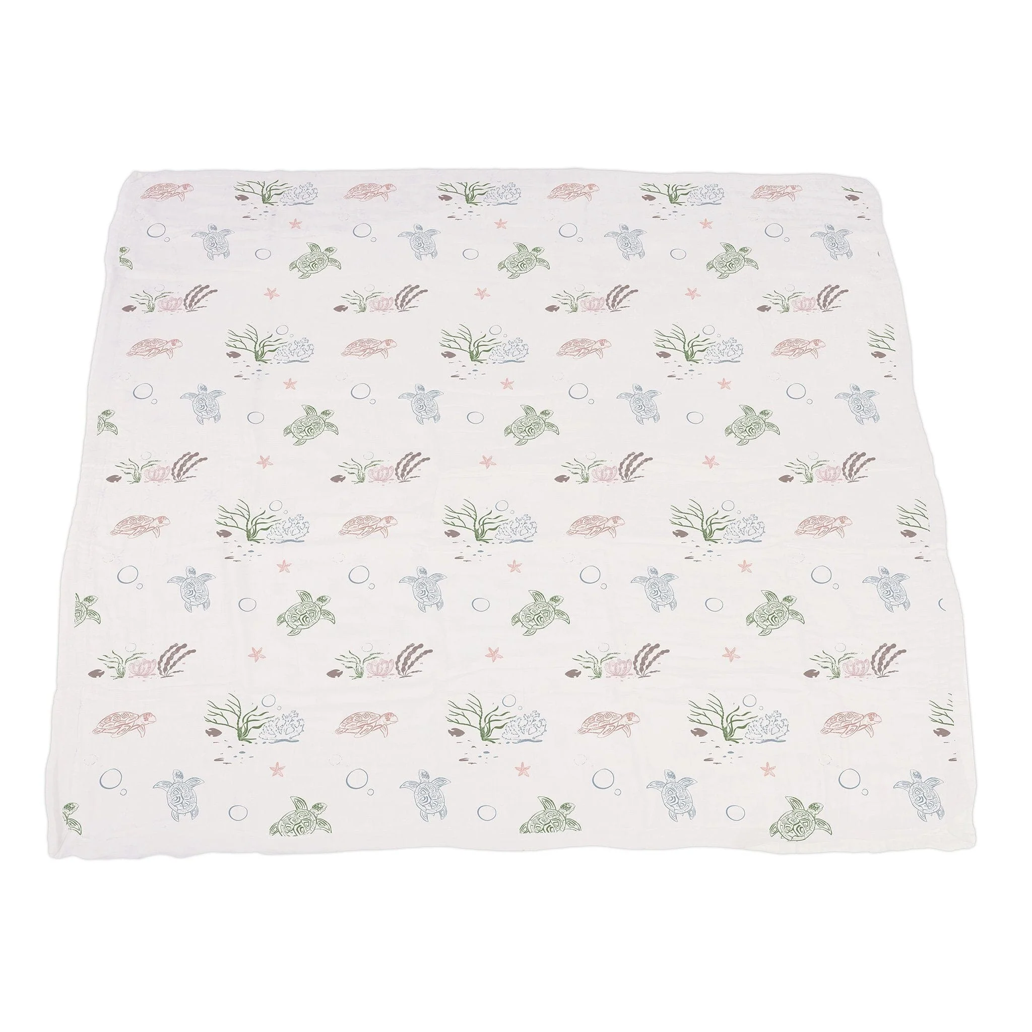 Turtles and Water Lily Newcastle Blanket - Image 5