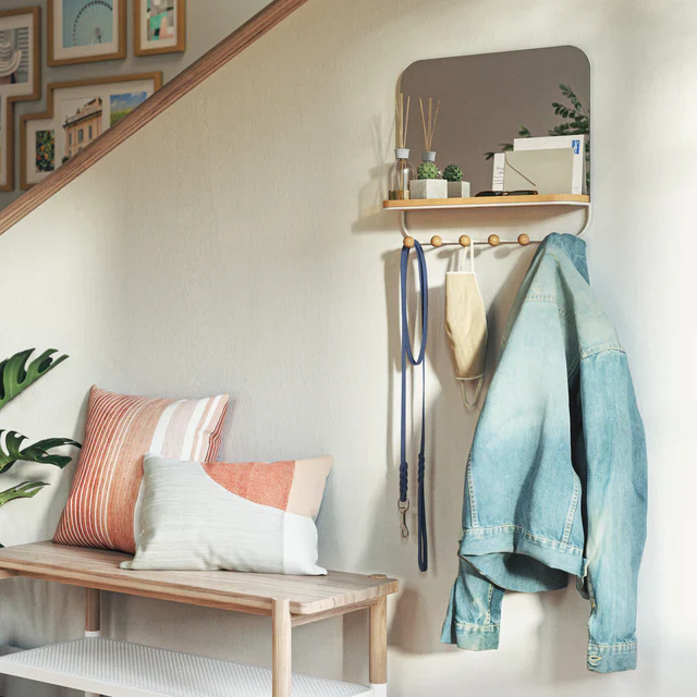 Umbra Estique Mirror With Hooks - Image 6