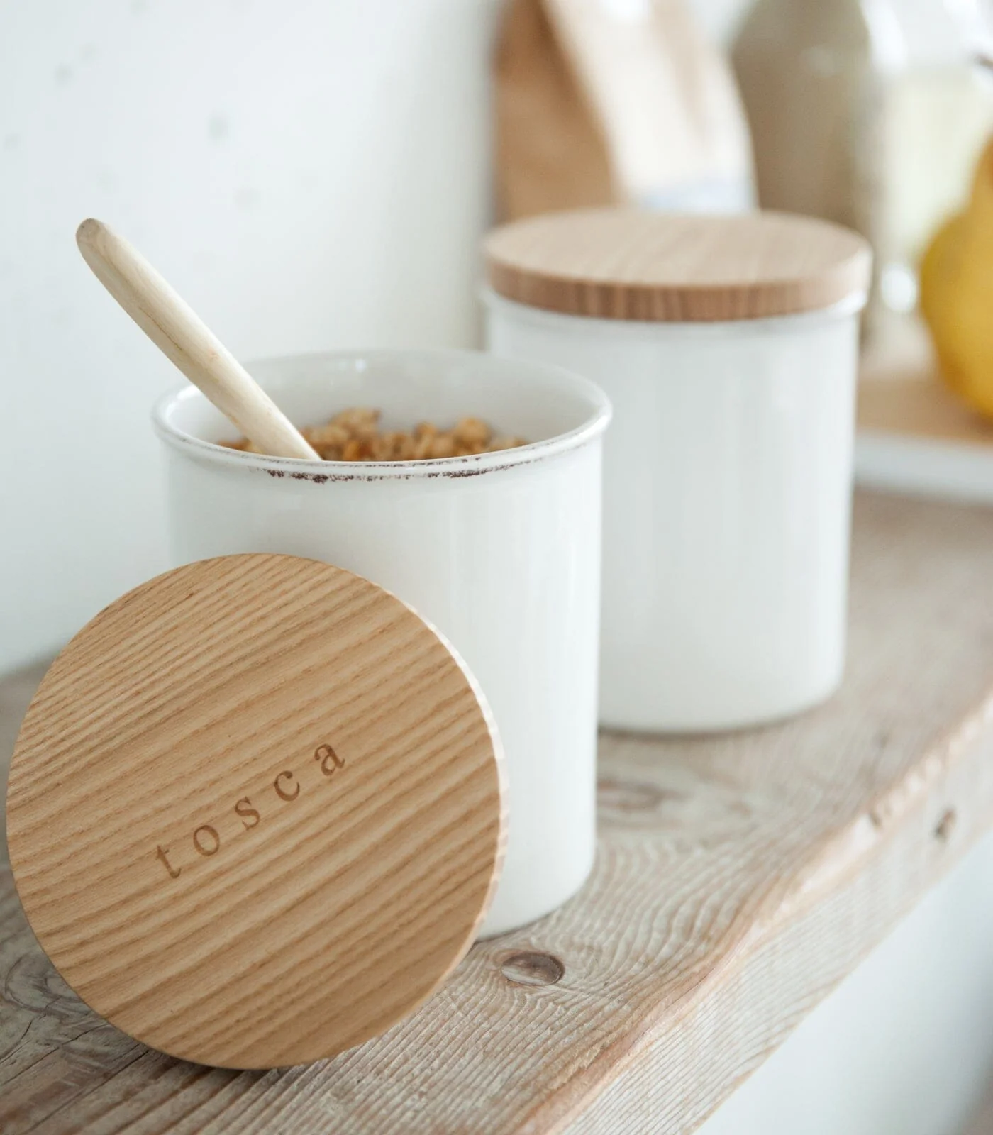 Yamazaki Ceramic Kitchen Canister - Image 5