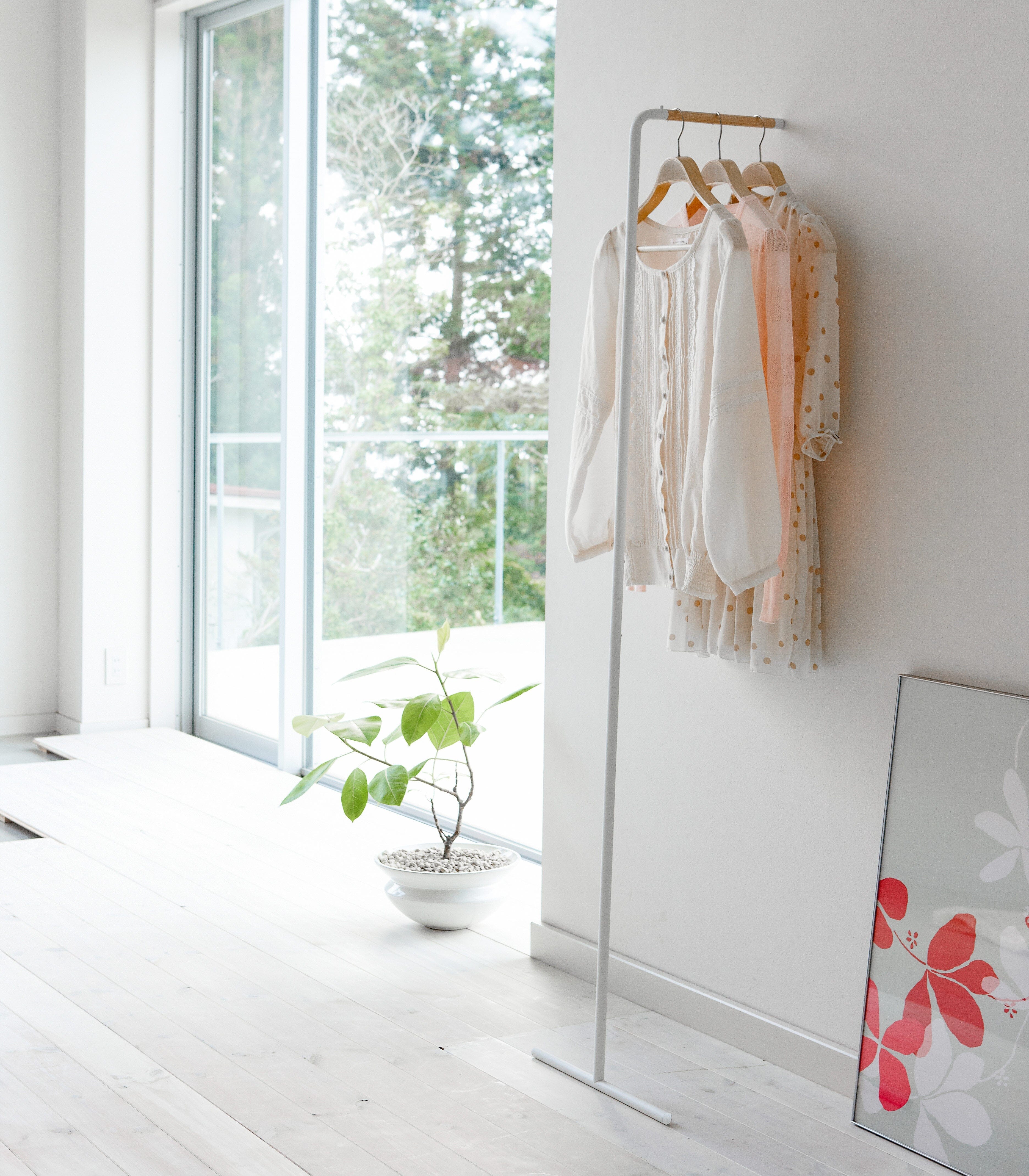 Yamazaki Steel Leaning Coat Rack - Image 3