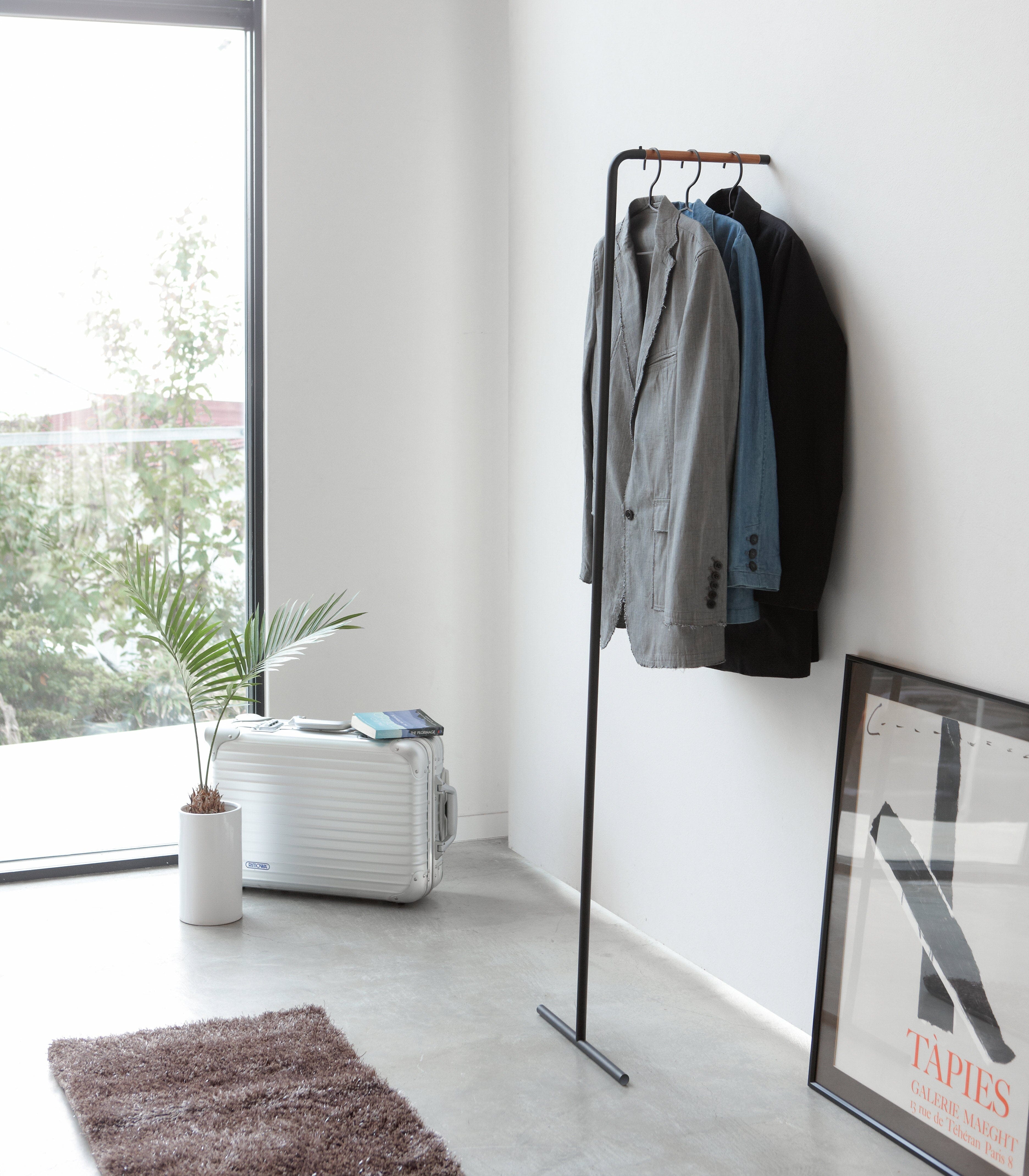 Yamazaki Steel Leaning Coat Rack - Image 4