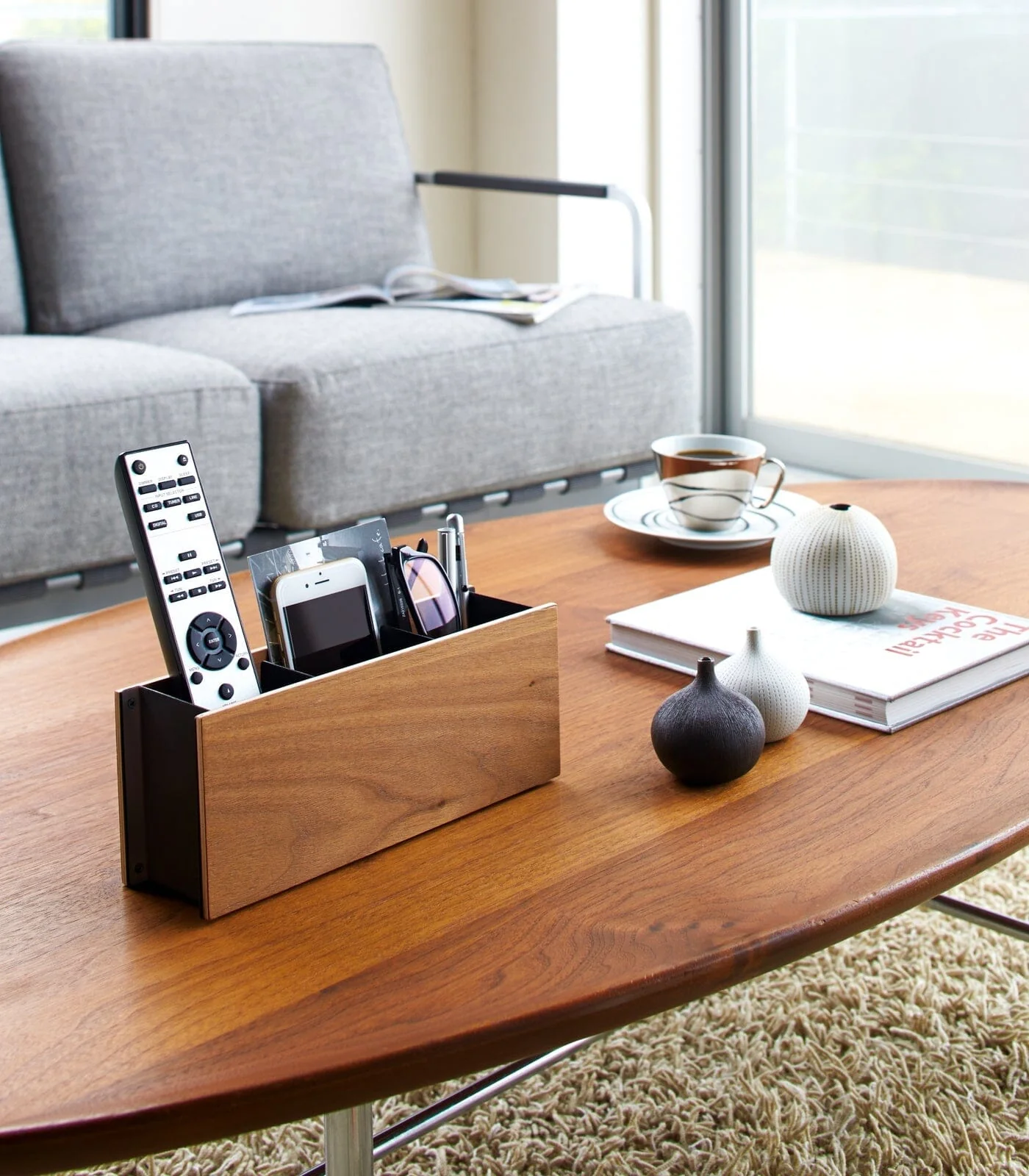 Yamazaki Steel & Wood Desk Organizer - Image 11