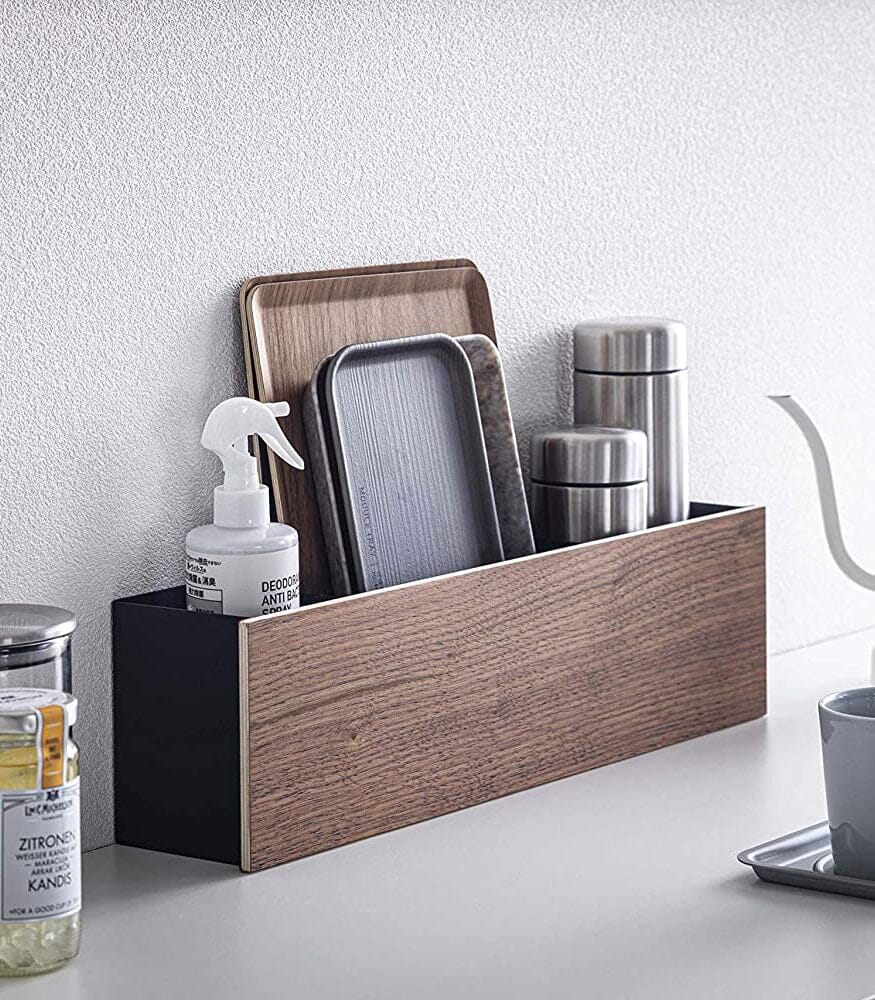 Yamazaki Steel & Wood Desk Organizer - Image 17
