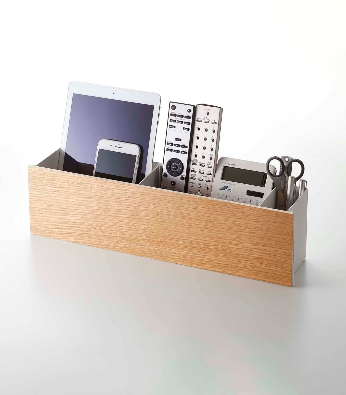 Yamazaki Steel & Wood Desk Organizer - Image 7