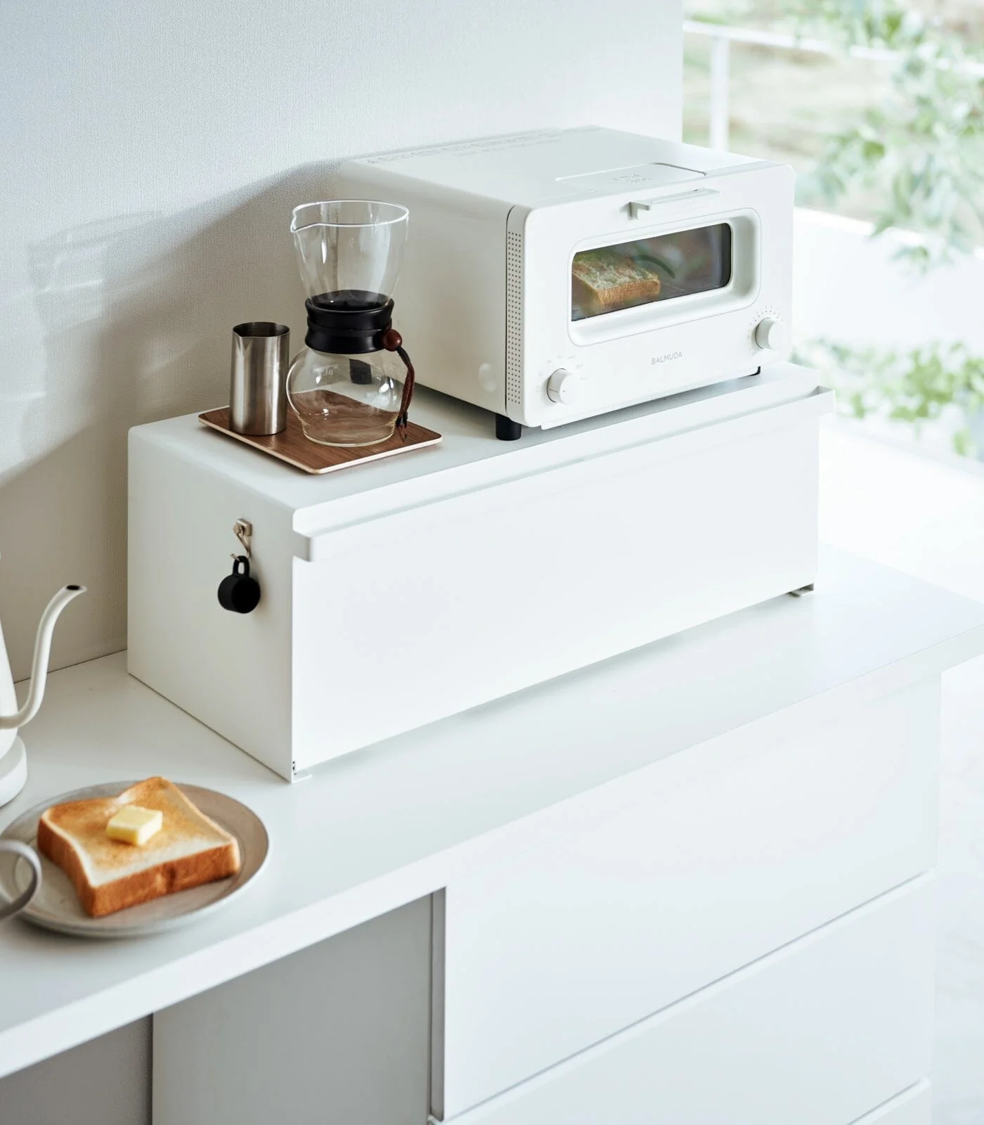 Yamazaki Wide Steel Bread Box - Image 3