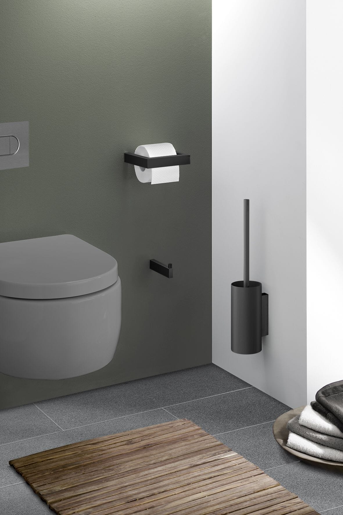Zack Linea Wall Mounted Toilet Brush - Image 6