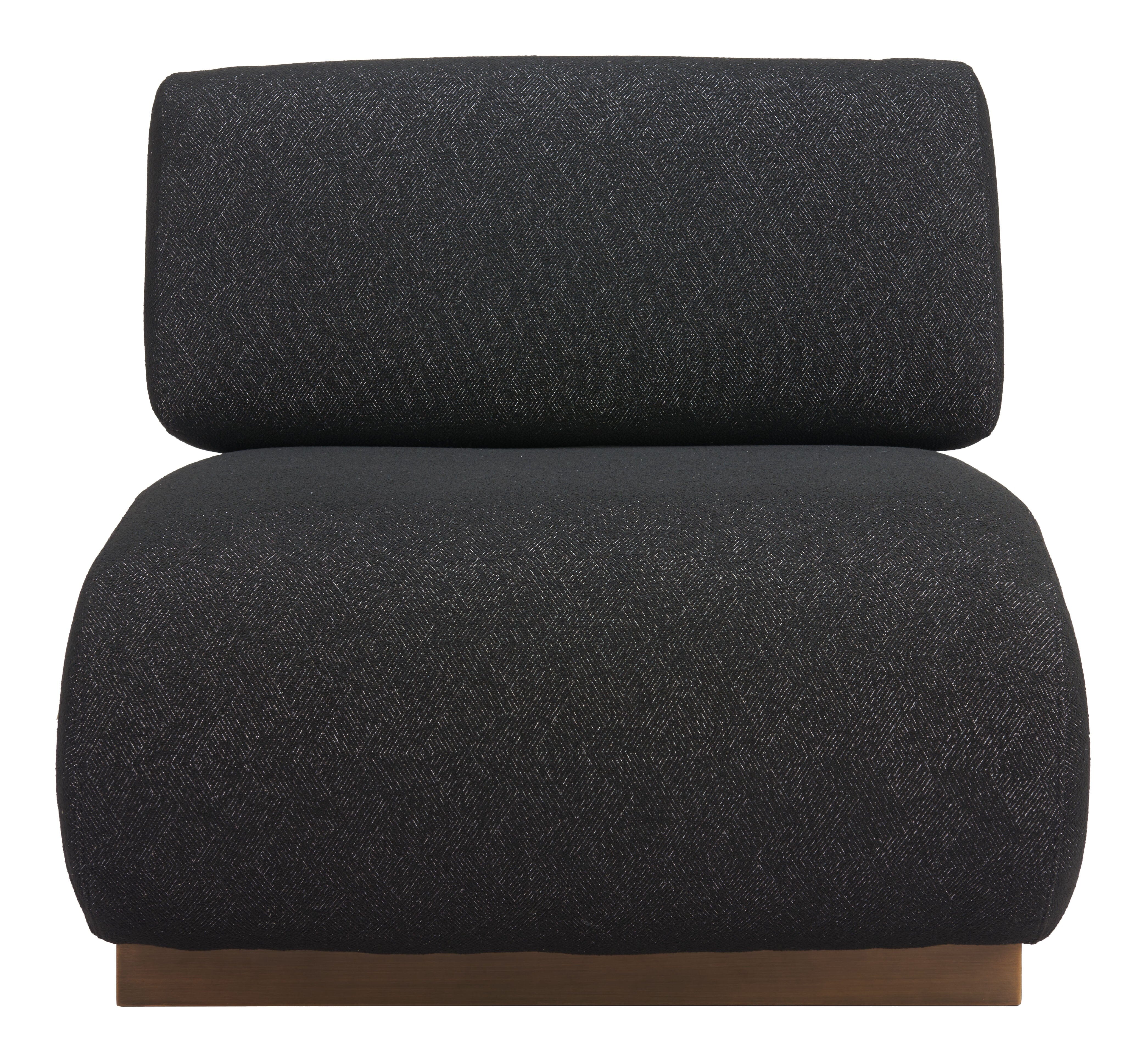 Zuo Barsa Black Accent Chair - Image 3